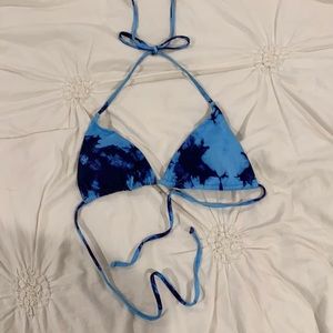 tie dye bikini top